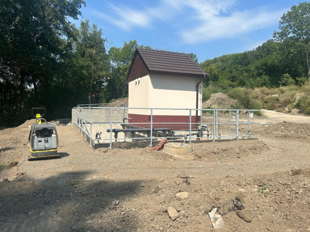 Výstavba kanalizace a ČOV, Býčkovice