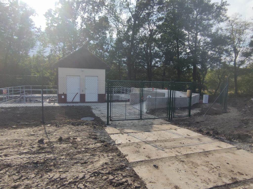 Výstavba kanalizace a ČOV, Býčkovice